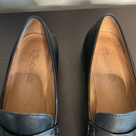 MADEWELL The Elinor Loafer in Leather Black Slip On Penny Loafer Shoe Sz 6 - Picture 8 of 14